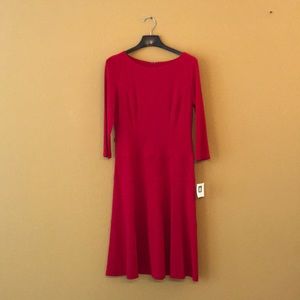 Red Anne Klein dress